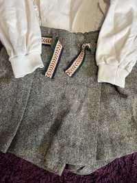 Zara юбка-шорти ,кофта комплект школьный