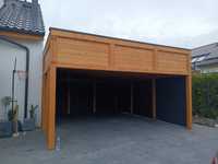 Wiata garażowa altana drewno