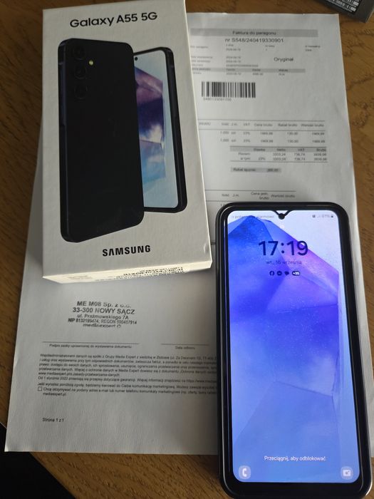 Samsung a55 5g 128 gwarancja