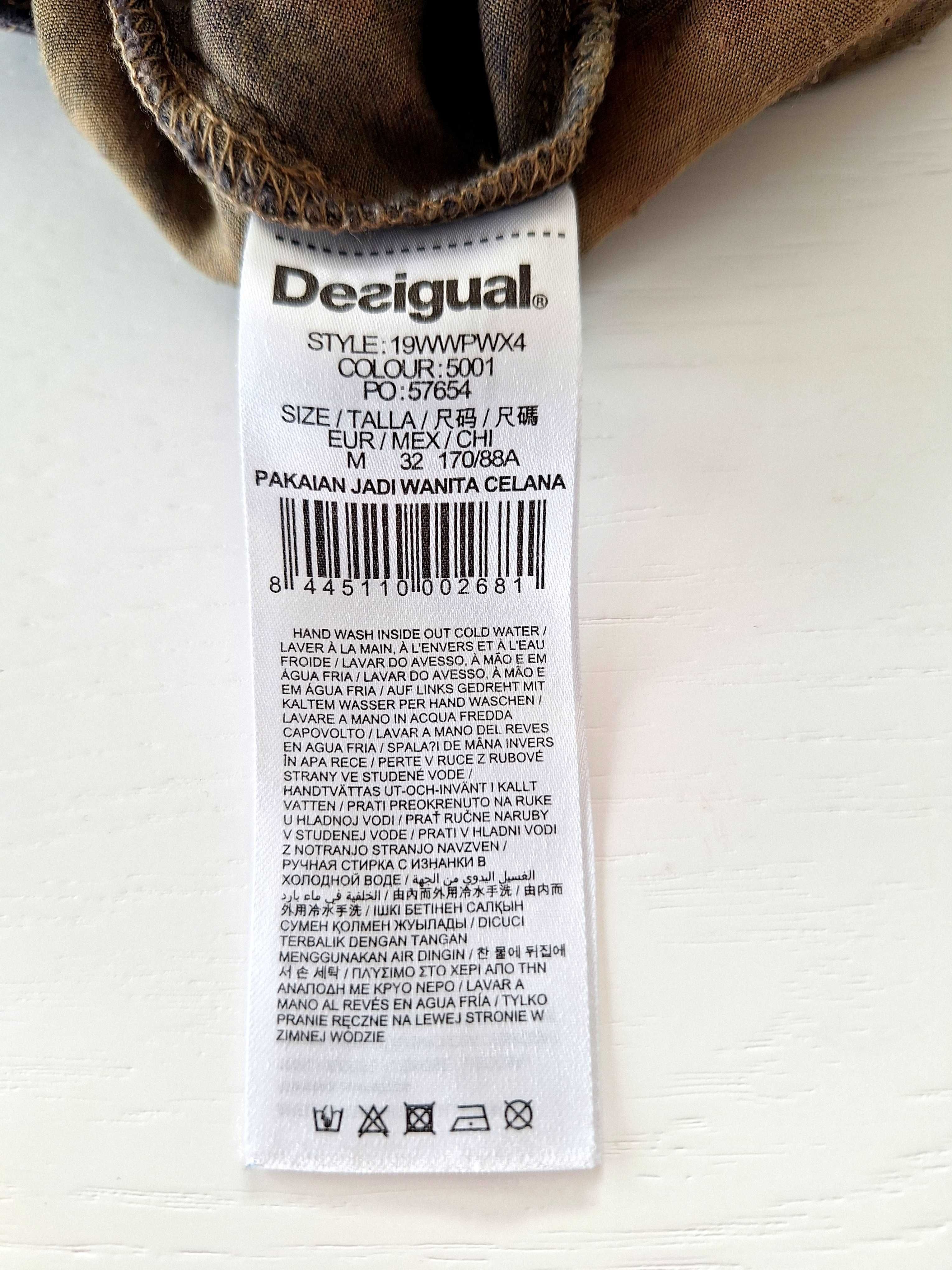 Desigual spodnie haremki dres dresy boho vintage Rozm. M 38
