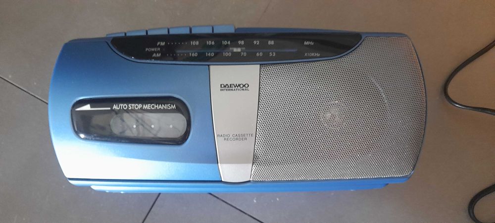 Rádio cassete Daweoo