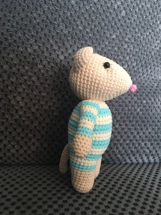 Myszka nie maileg amigurumi szydełko handmade