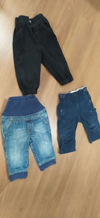 Брючки джинсовые H&M, котоновые, вельветові