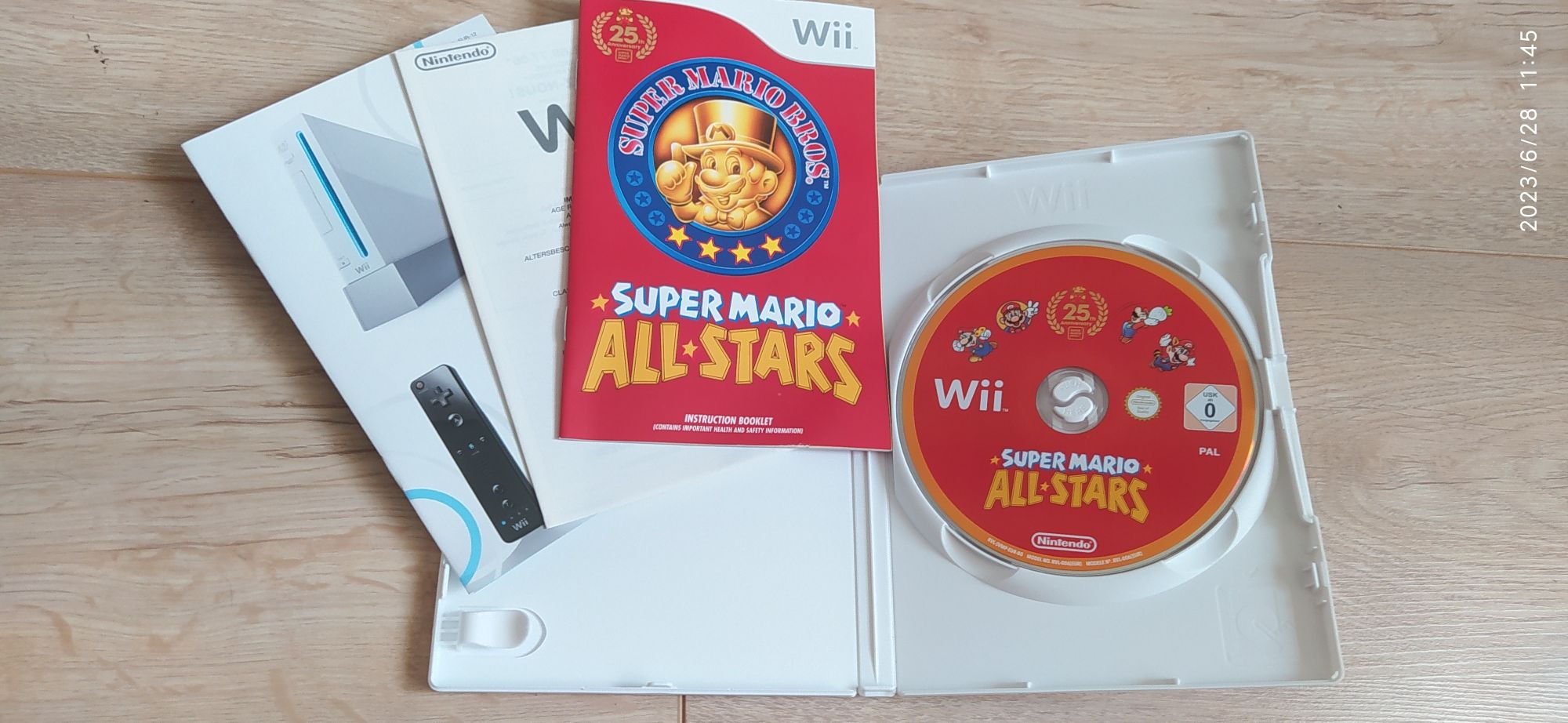 Super Mario All Stars Nintendo Wii UK PAL Kompletna