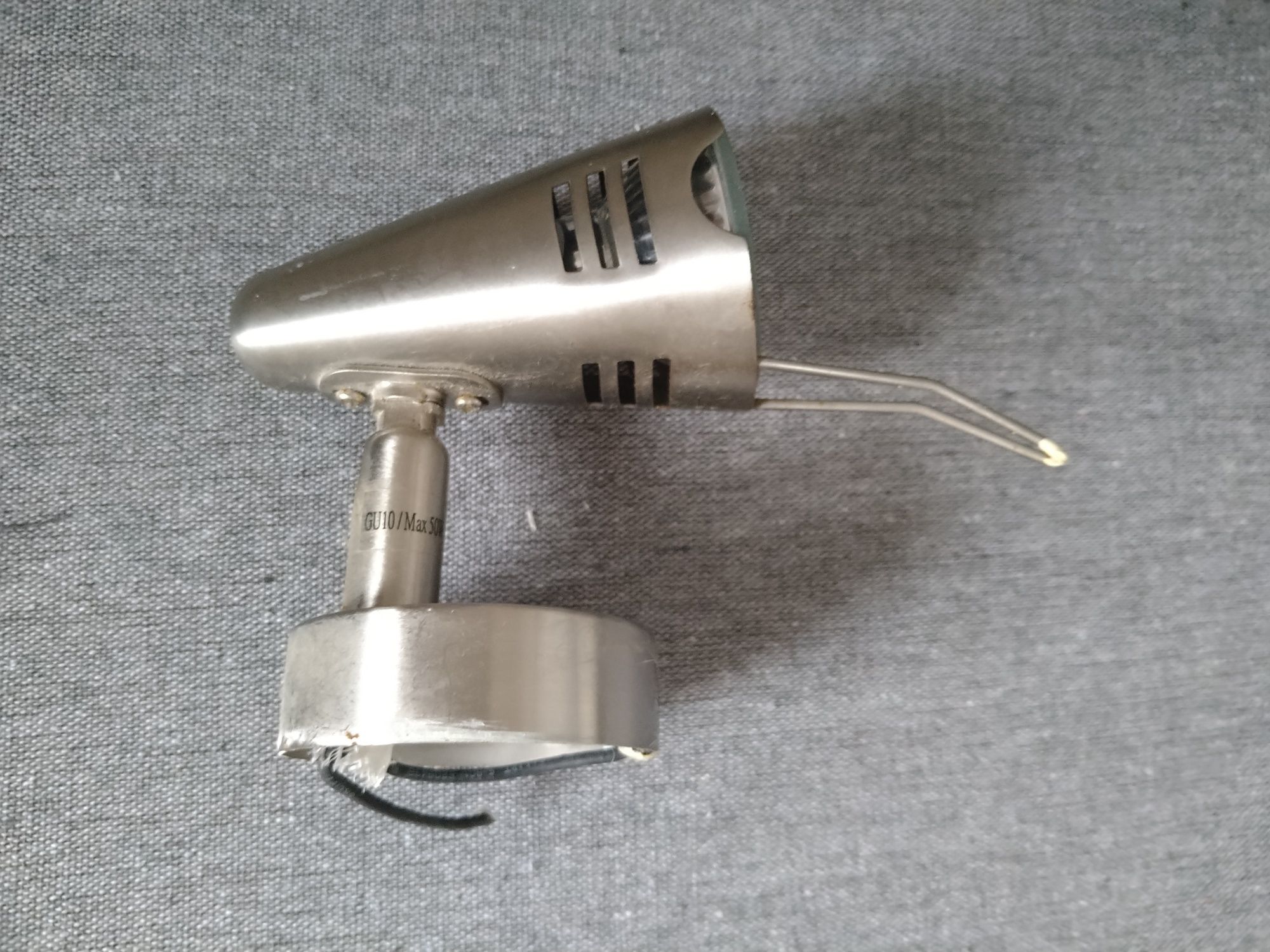 Zestaw lamp - 2 Reflektorki stalowe regulowane