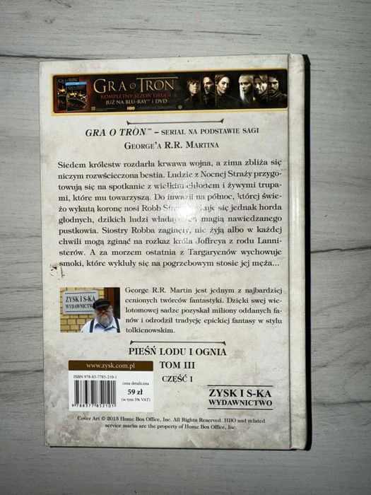 Nawałnica mieczy. Stal i śnieg – George R.R. Martin – TWARDA OPRAWA