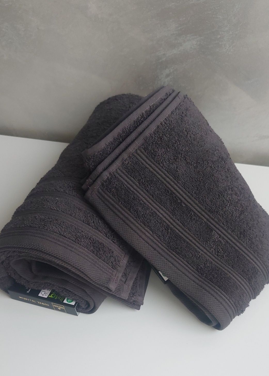 O. Komplet 2 ręczników dobrej jakości 550G premium