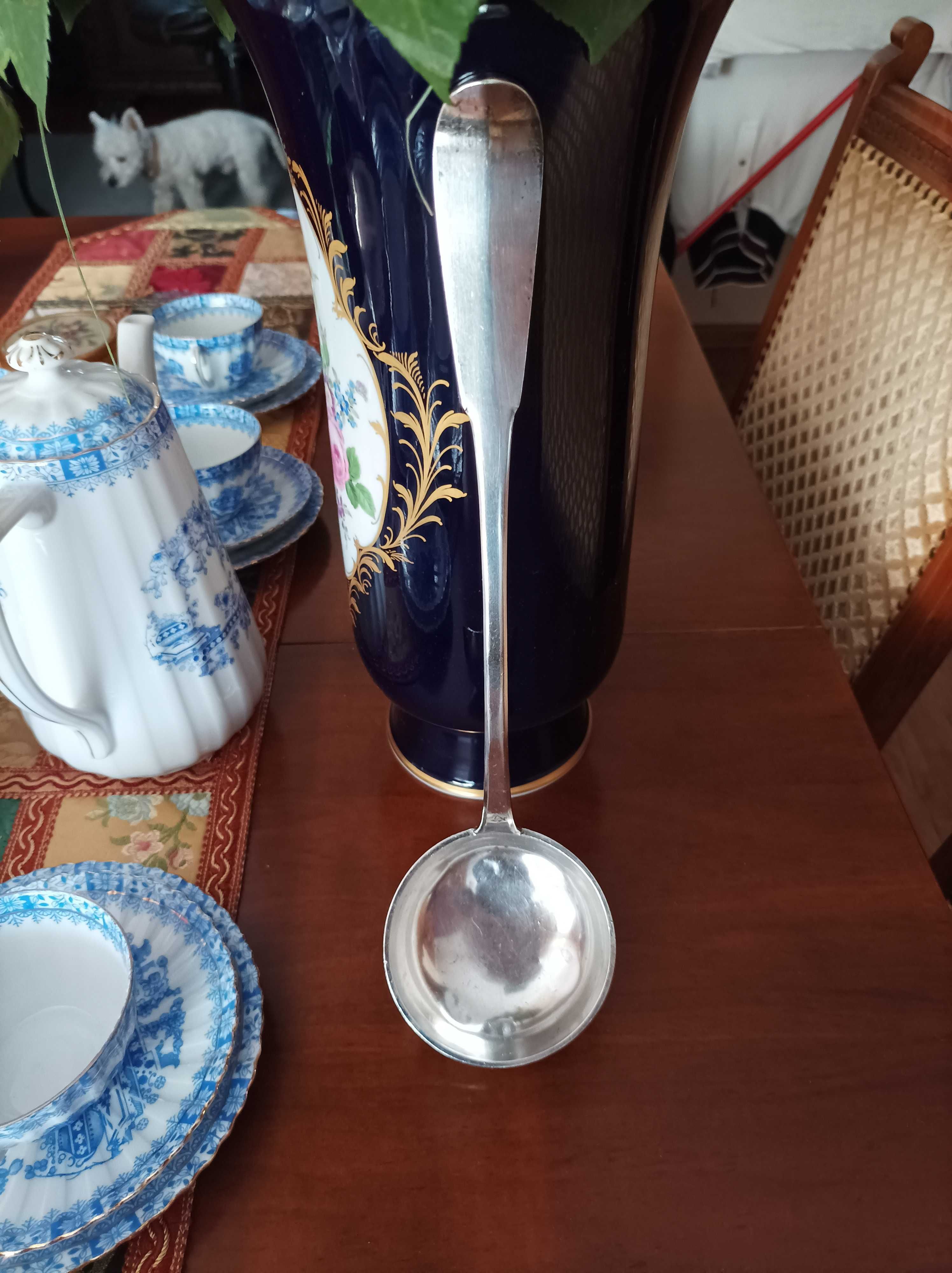 Chochla- łyżka wazowa srebro Pr 950 Vieillard 1809 rok XIXw 217 gr