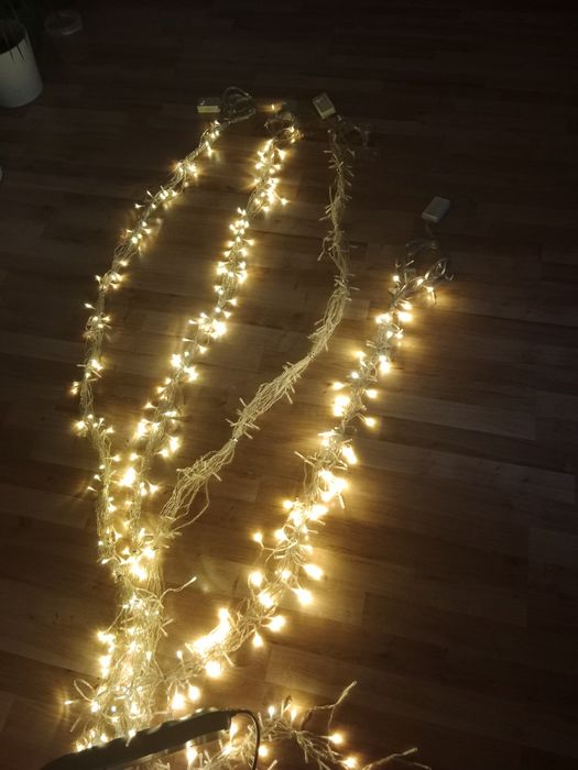 Lampki ledowe kurtyna 2m szerokie 1,95 wysokie