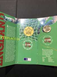 Royal Mint UK £2 Campeonato da Europa 1996