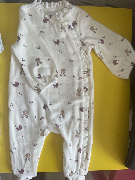 Человечки флис новые пижама слип