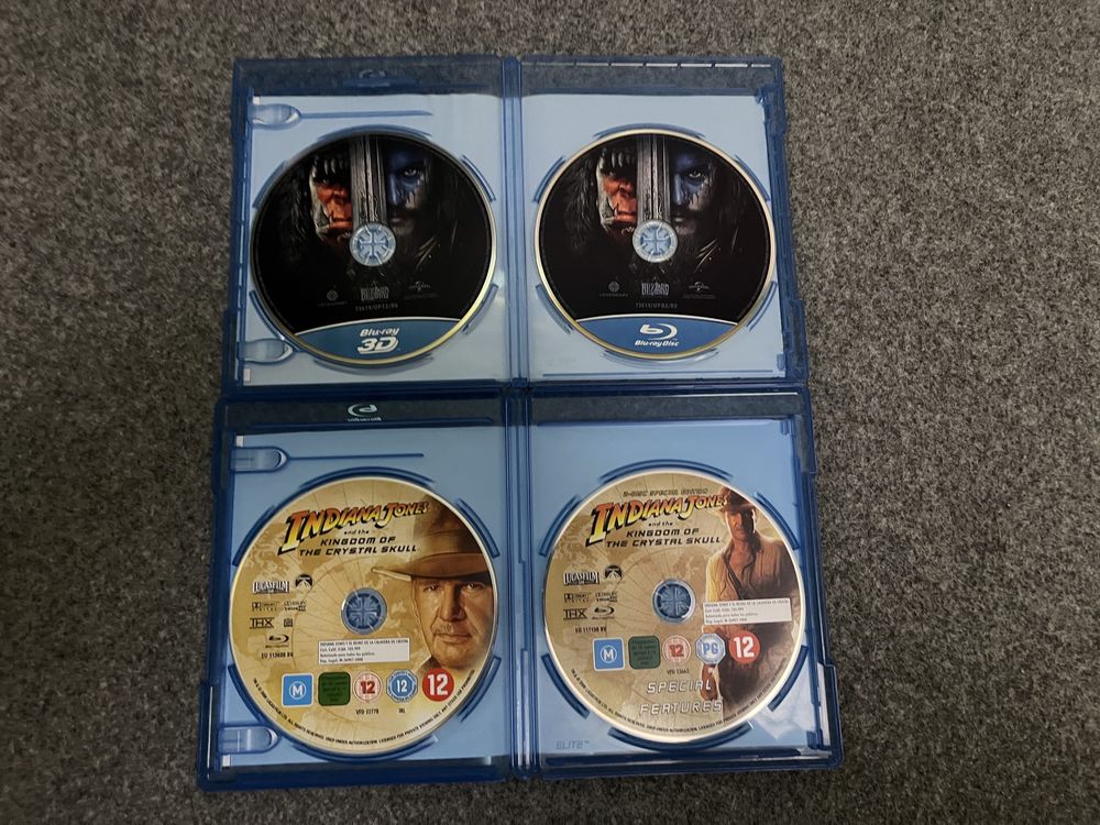 Film bluray blu-ray Batman Indiana Jones Resident Evil Dredd Holmes HD