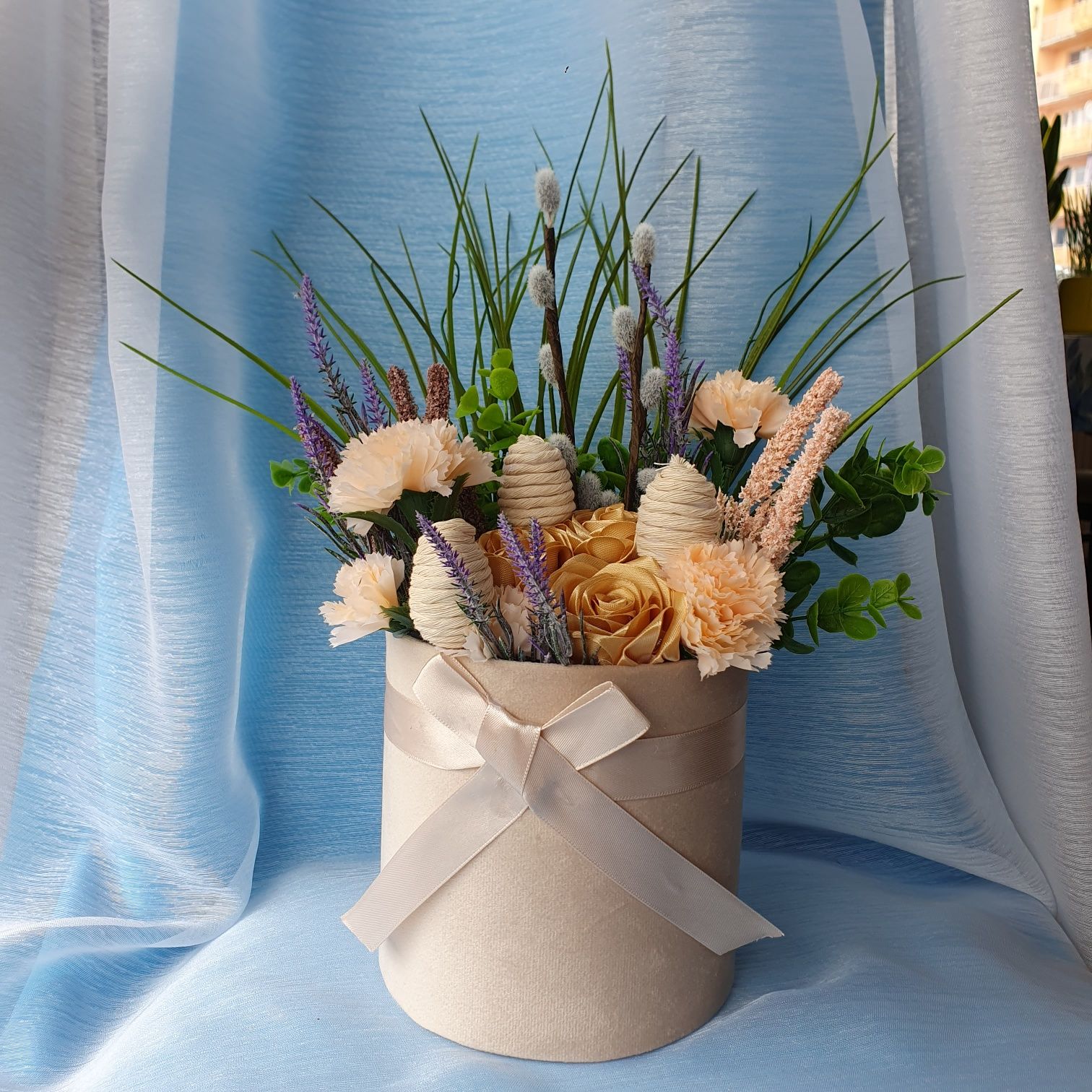 Wielkanocny flower box