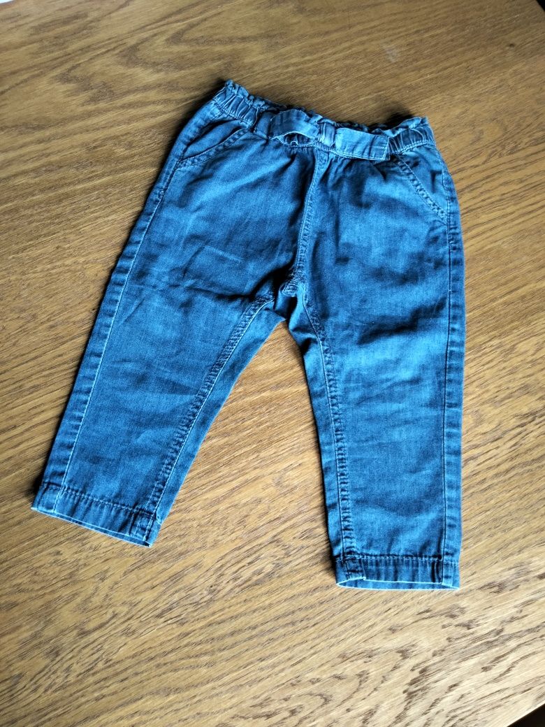 Nowe jeansy dla dziewczynki rozmiar 86 Smyk Cool Club