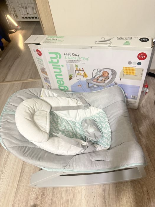 Крісло-шезлонг, крісло-гойдалка 3 в 1 Ingenuity "Keep Cozy"