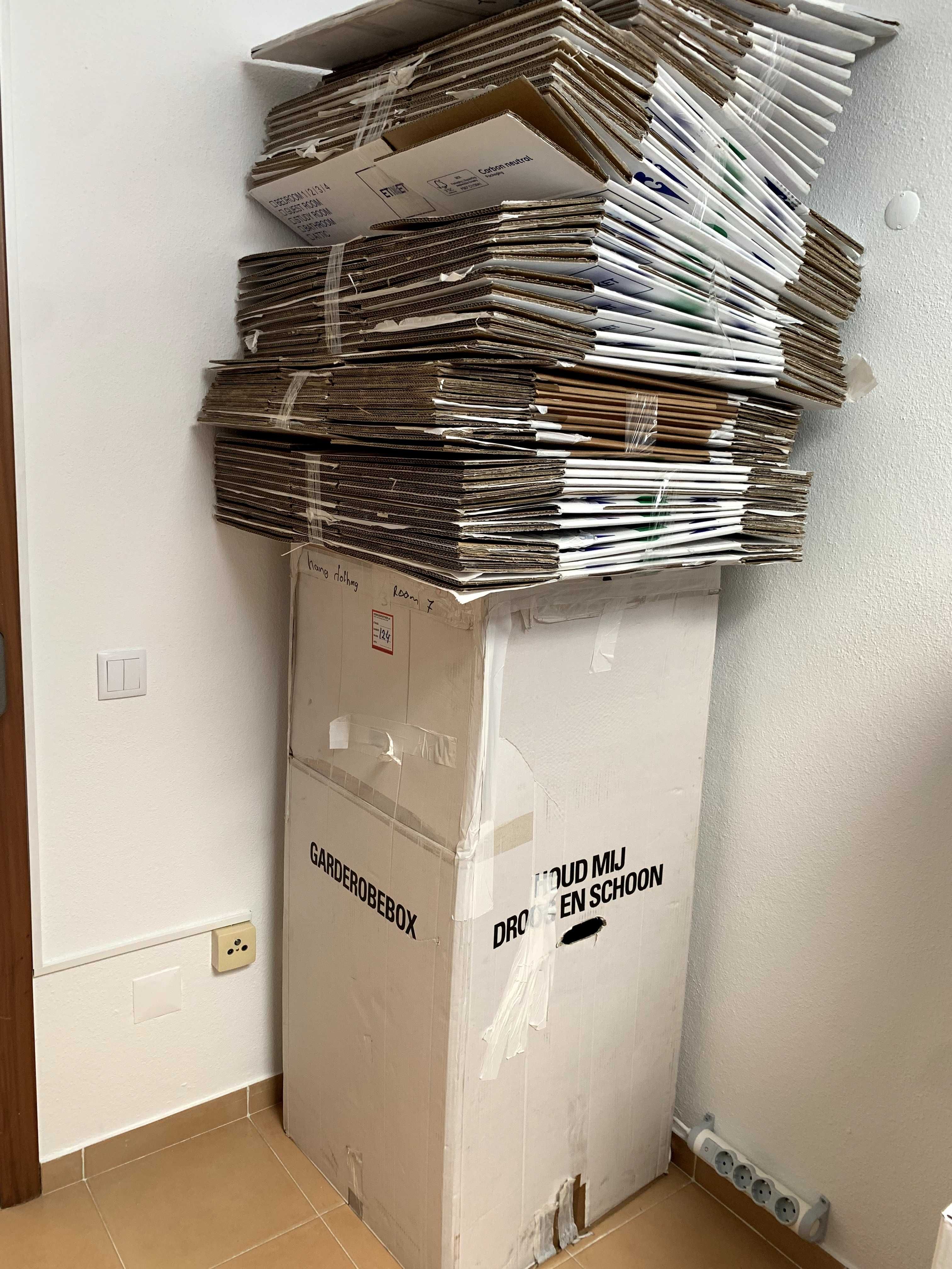 Caixas de cartão para mudança