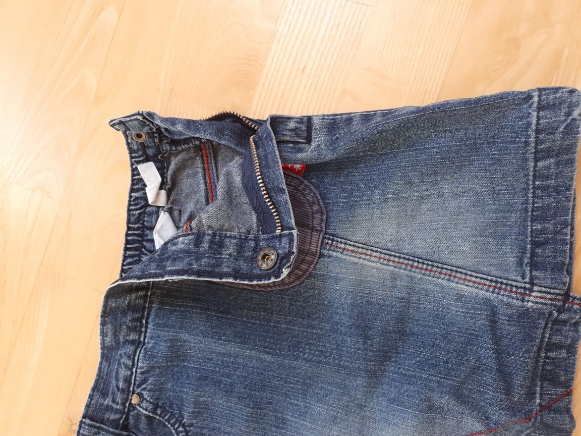 Modna dżinsowa spódniczka mini 116 H&M