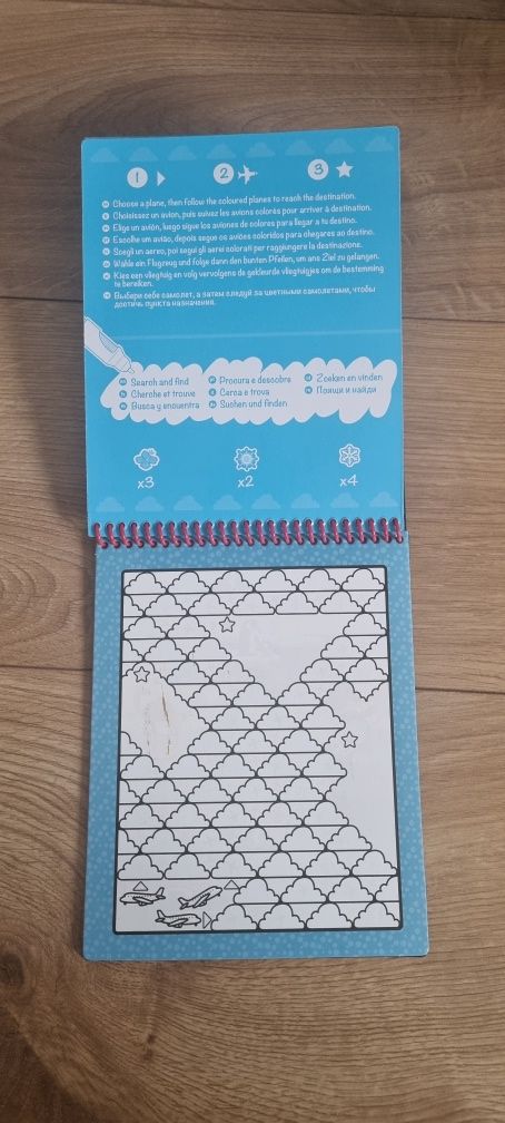 91. Melissa and Doug: wodna kolorowanka pojazdy znajdź drogę