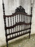 Cama madeira mogno