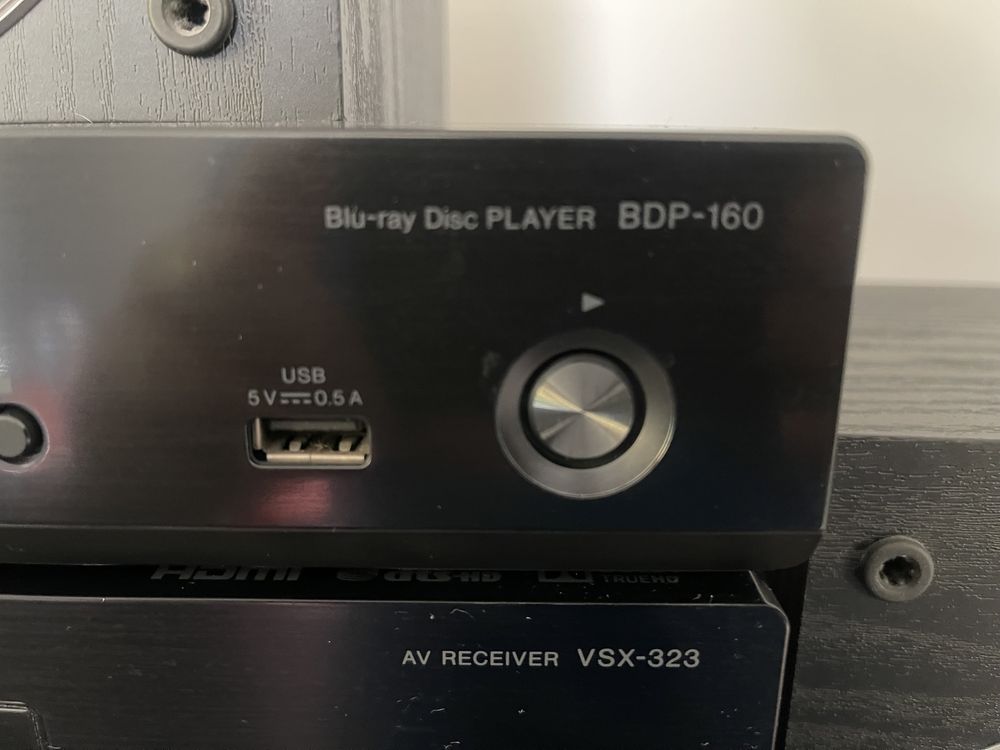 Kino domowe Pioneer VSX-323 Głośniki 5.1 Bluray Subwoofer