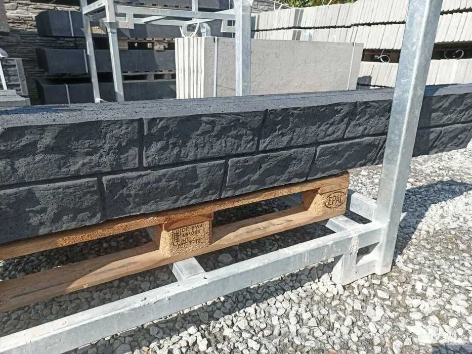 Podmurówka grafit, płyty betonowe , ogrodzenia betonowe
