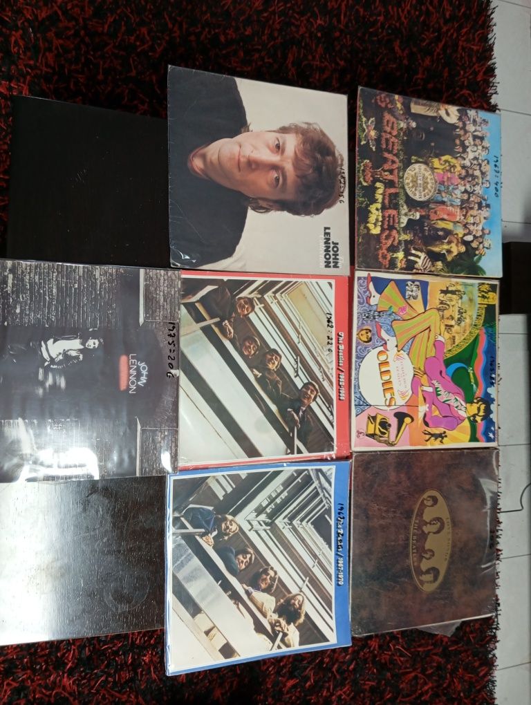 Vinil dos Beatles e John Lennon