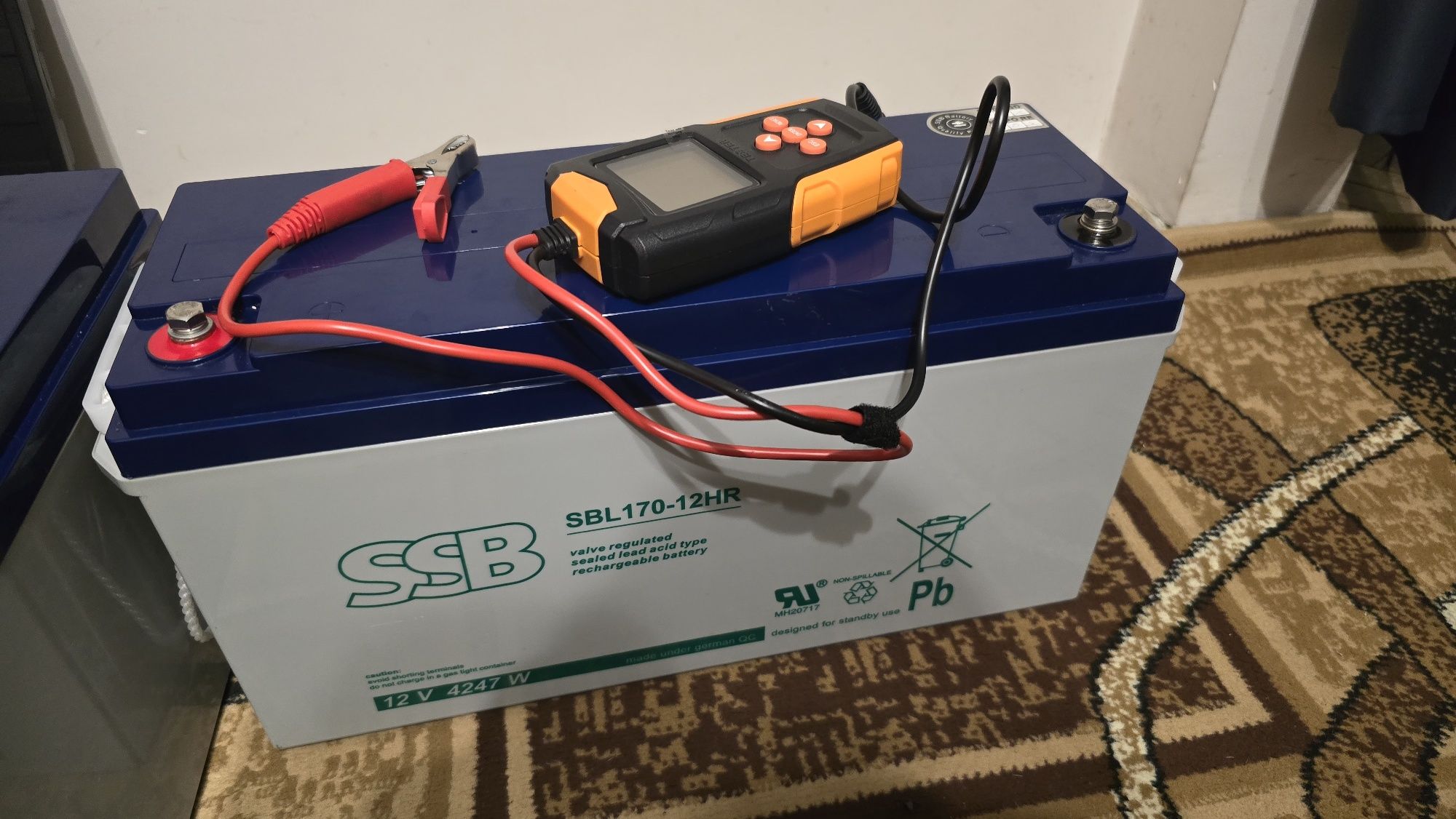 Гелевий аккумулятор 12в ssb sbl 170-12hr