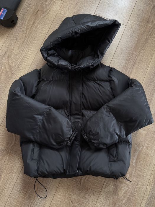 Куртка пуфер пуховик зимо чорна