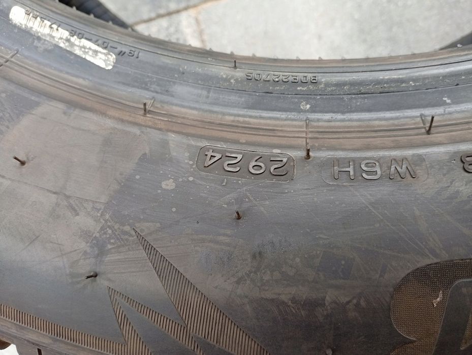 Piękne opony zimowe 265/55R19 BRIDGESTONE 4x7-7,5mm 2024r (A32)