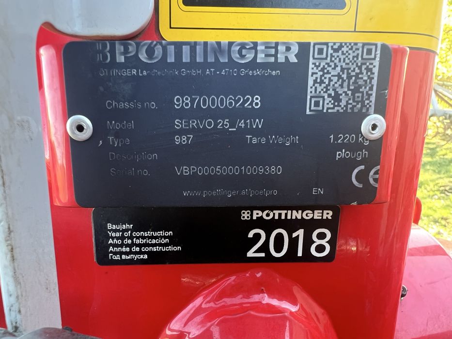 Pług 4skibowy Pottinger Servo 25