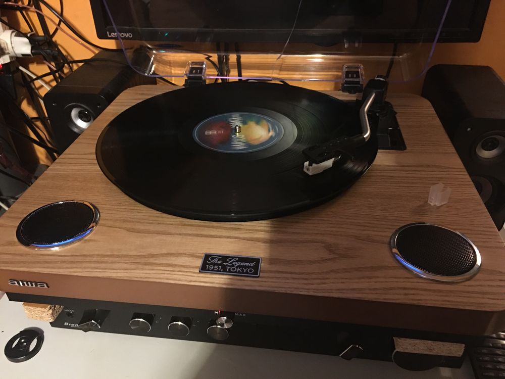 gramofon Aiwa stereo blutu sd usb rec