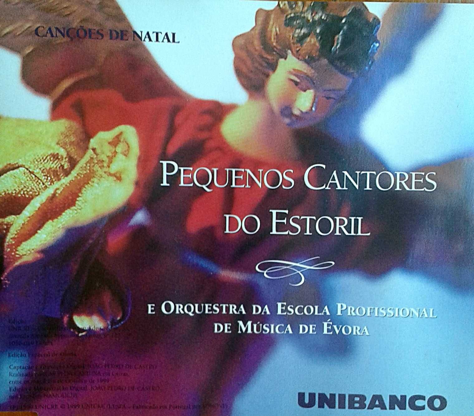 CD Musicas Natal . Pequenos Cantores do Estoril. RARO Inclui Portes