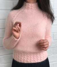 Жіночий базовий светр із пуху норки