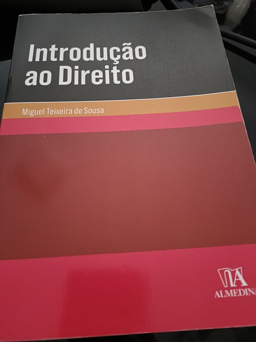 Livro introdução ao direito Miguel Teixeira de Sousa