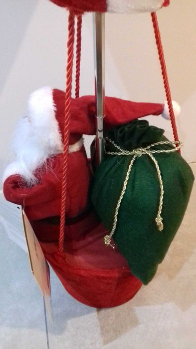 Figurka świąteczna w Balonie 80 cm Mikołaj/ uszkodzony