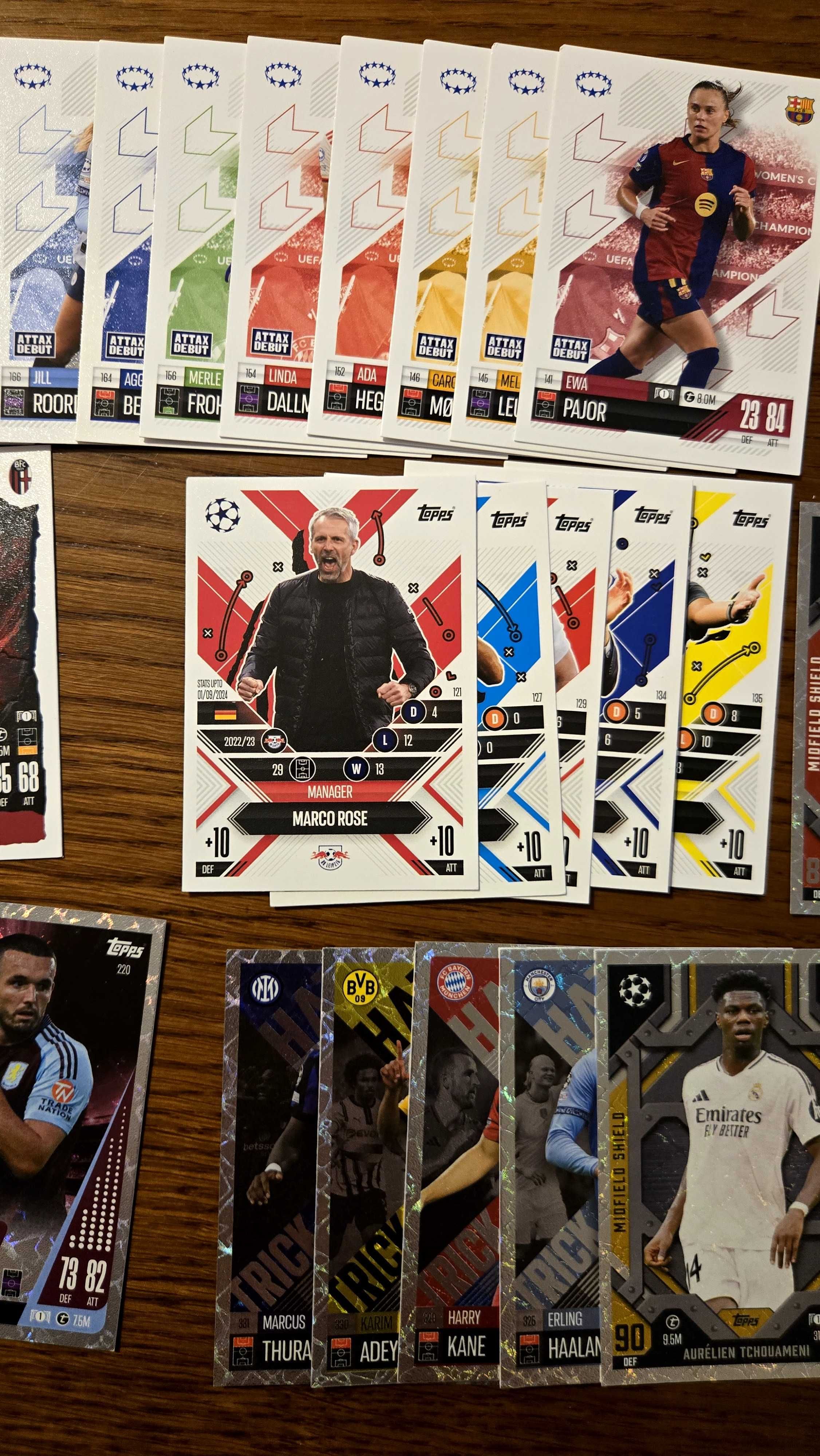 Zestaw kart topps match attax extra 2024/2025
