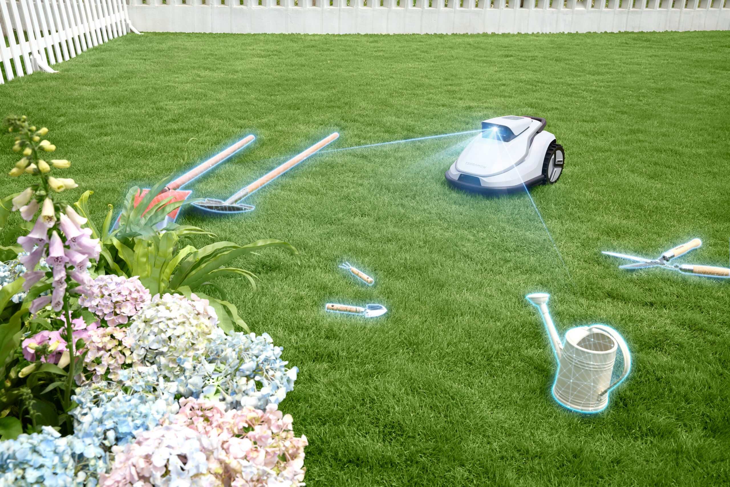 Robot koszący TerraMow V1000 – bez kabli, bez GPS, bez RTK,wsparcie AI
