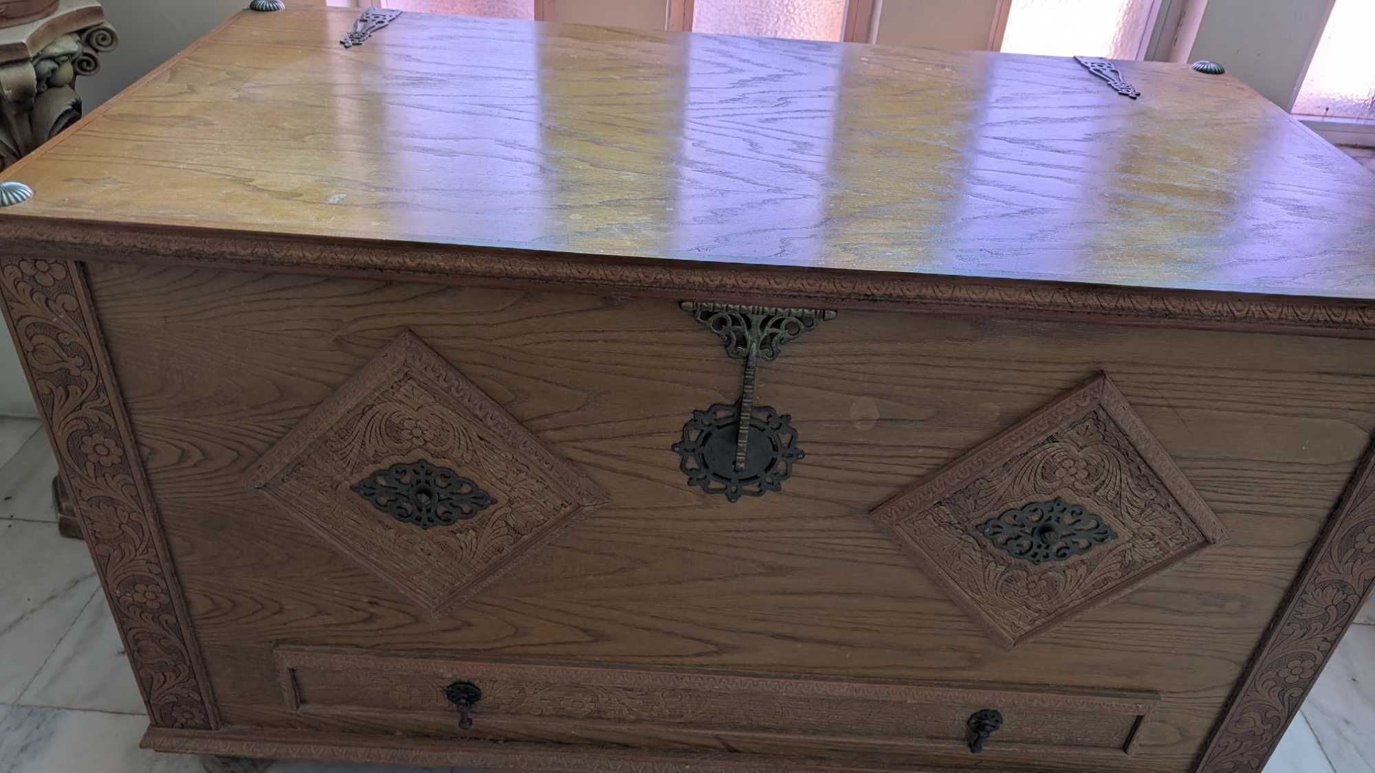 Baú para arrumação e decoração