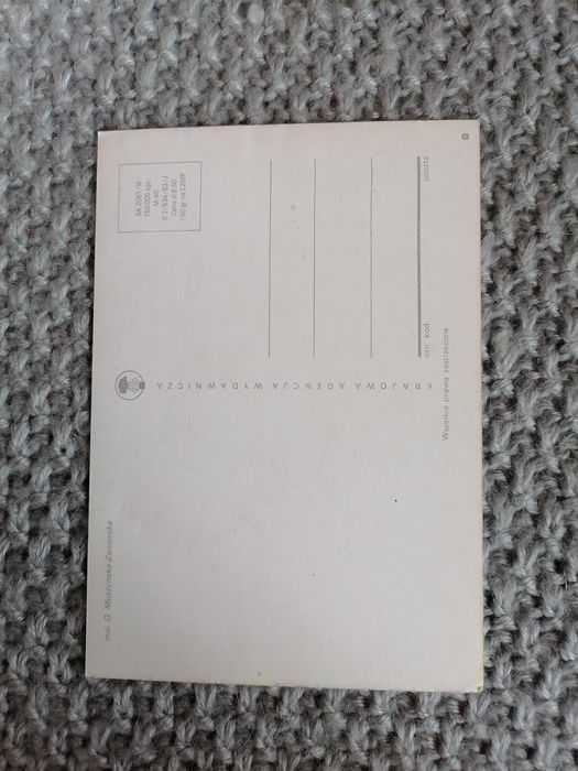 zestaw 5 pocztówek PRL pocztówki muszyńska zamorska