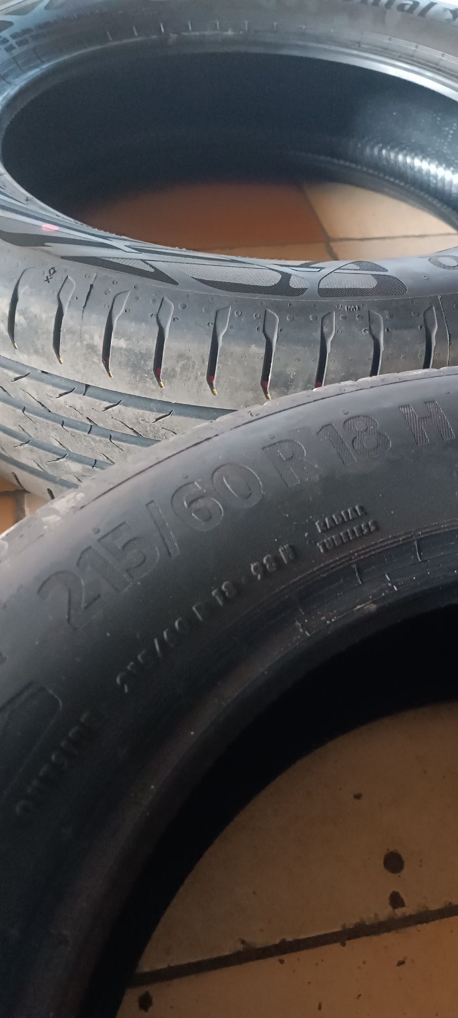 4 x praktycznie nowe opony letnie Continental Eco Contact 6 Q