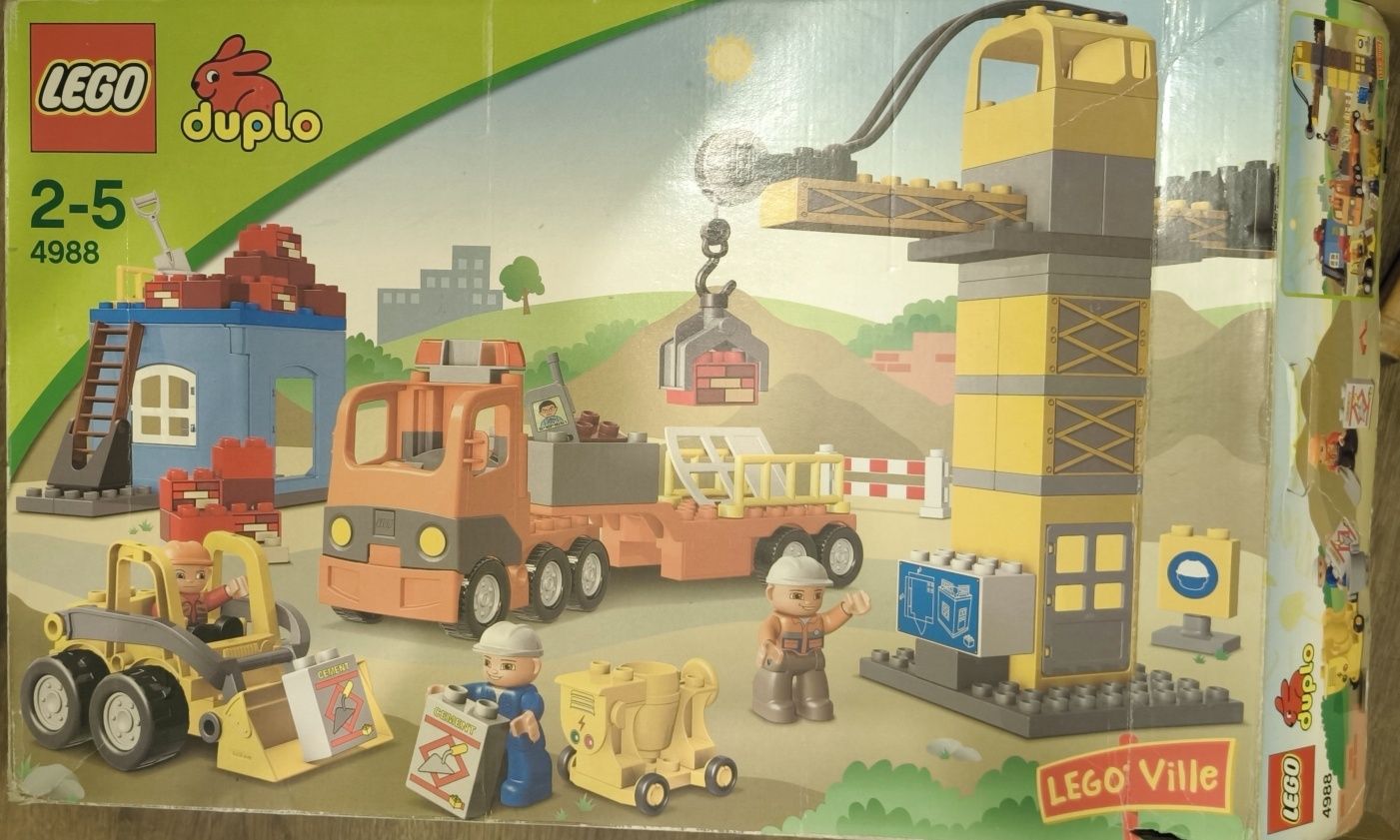 LEGO Duplo 4988 DUŻY Plac budowy UNIKAT