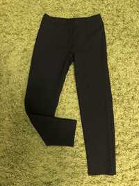 Чорні прямі   укорочені брюки