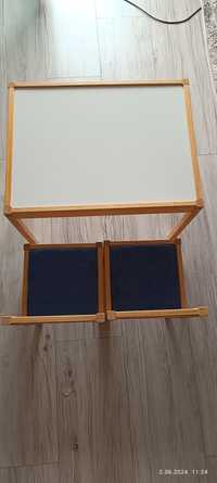 Stolik z 2 krzesełkami tapicerowanymi Ikea