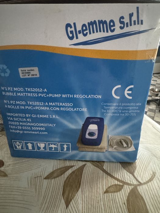 протипролежневий матрац з компресором виробництва Gl-emme s.r.l.