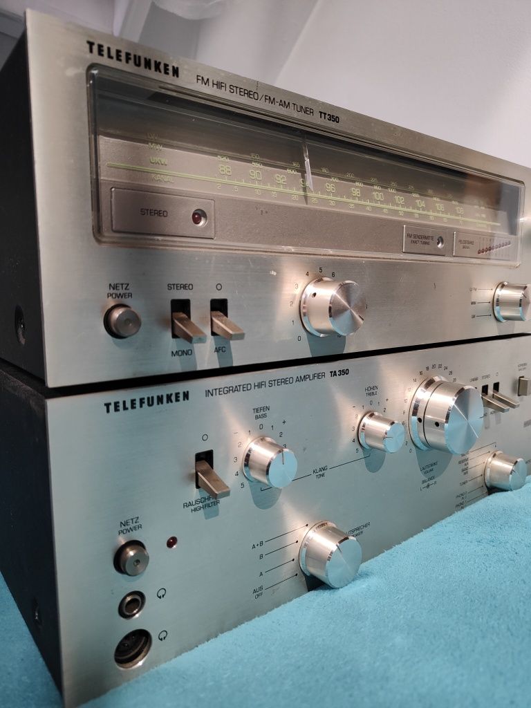 Zestaw Telefunken wzmacniacz TA350 i tuner TT350