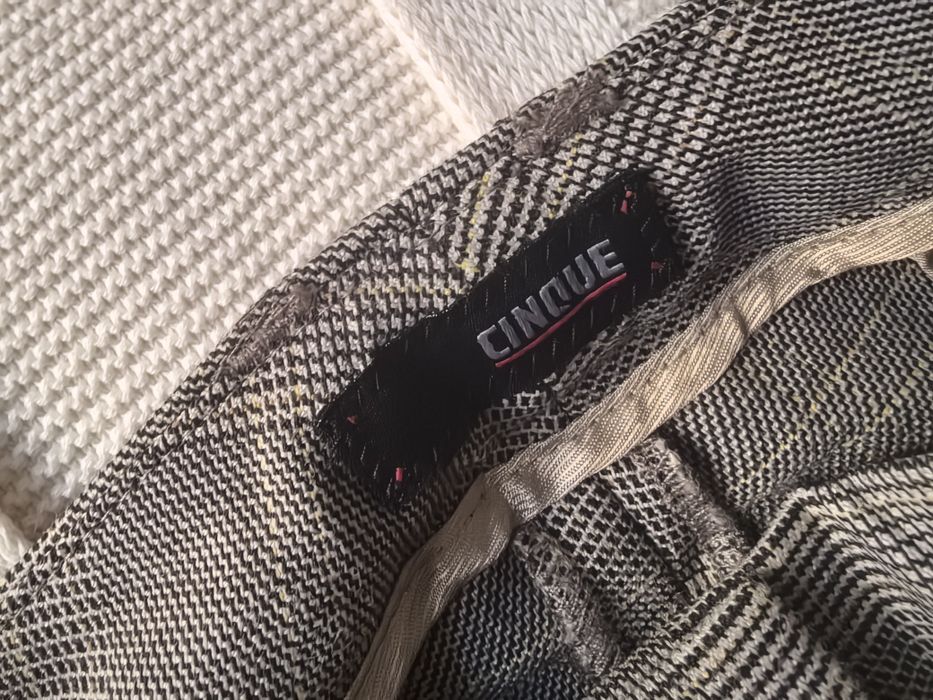 Spodnie Damskie W Kratę Cinique r. 42/44