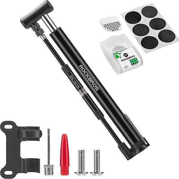 Pompka rowerowa Rockbros nożna - czarna