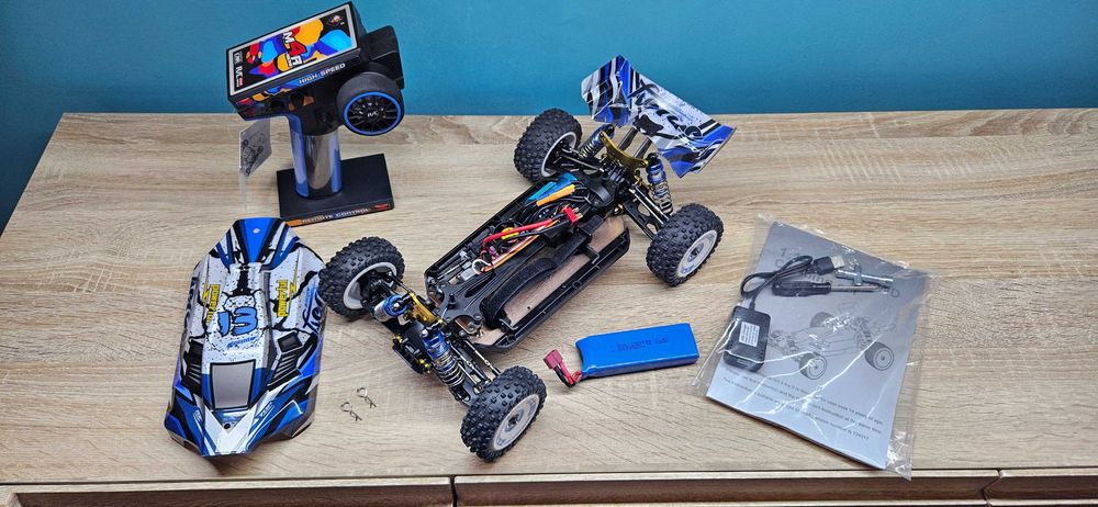 Samochód zdalnie sterowany WLtoys XKS 124017, 75km/h 1:12 4x4 MOC!