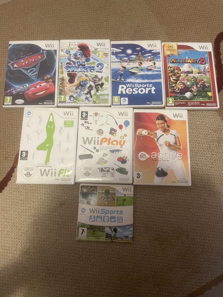 Wii com jogos mais plataforma