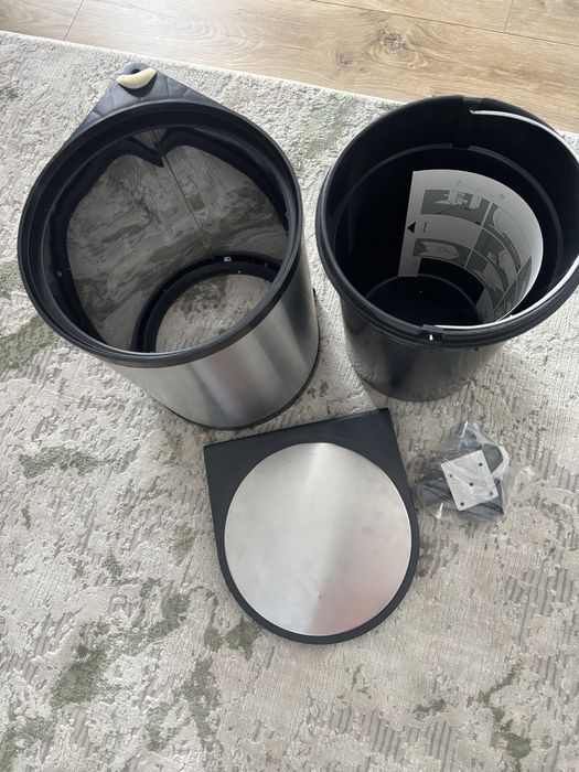 Kosz na śmieci do zabudowy, 12 l, kosz obrotowy, pod umywalkę, zlew